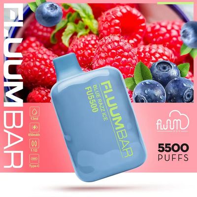 12ml Pre Filled Fluum Bar 5500 Juice Flavors Disposable Vape 650mAh