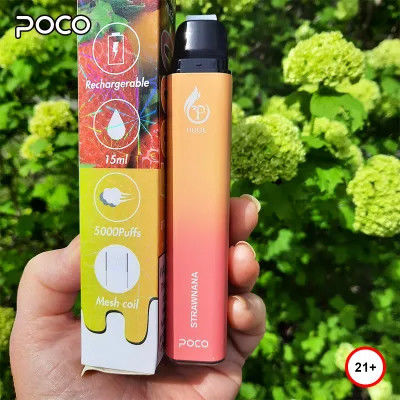 15ml POCO HUGE 5000 Puffs Disposable E Cigarette With Air Flow Function