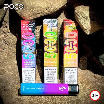 15ml POCO HUGE 5000 Puffs Disposable E Cigarette With Air Flow Function