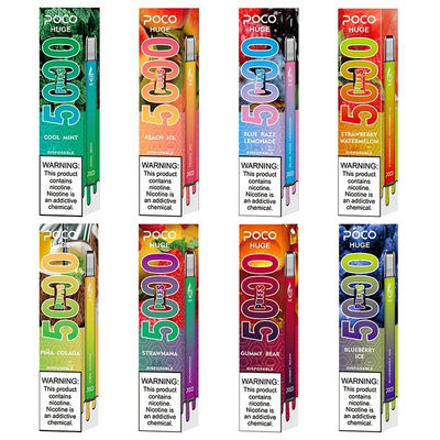 15ml POCO HUGE 5000 Puffs Disposable E Cigarette With Air Flow Function