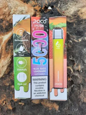 15ML E-Liquid POCO 5000 Puffs Device 5%nic for Smooth