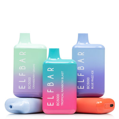 13ml Juice Reservoir Fruit Flavor Elf Bar Vape BC5000 1.2ohm