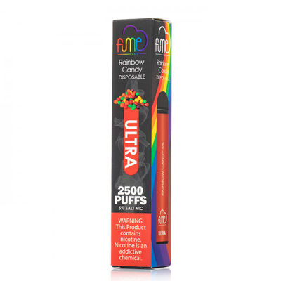 Fume Bar 2500 USA Vape SUS304 Disposable Pod Devices Fruit Falvors