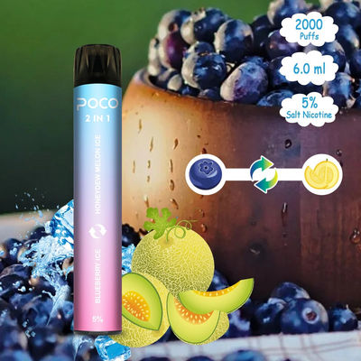 50g Puff Bar Mini Disposable Vape Mixed Fruits Flavor POCO 2 In 1