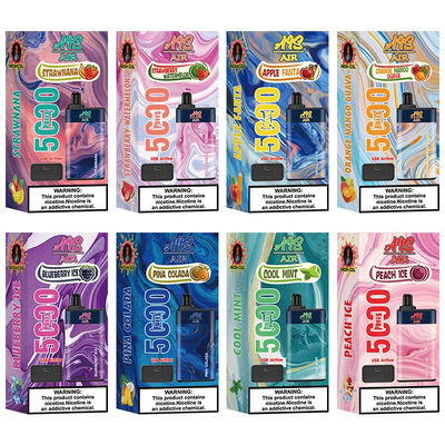 5000 Puffs AIS Air Puff Bar Disposable Device Strawberry Kiwi 1.2ohm