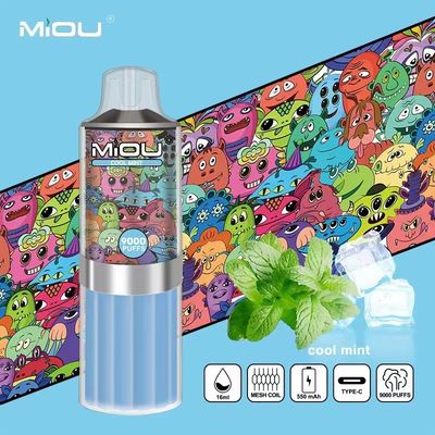 MIOU 9000 18ml Disposable Vape E Liquid Pre Filled Variety Flavored