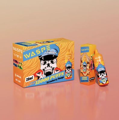 12000 Puffs Big Puff Vape Disposable with Mixed Color for 0% Nicotine