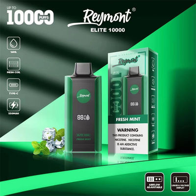 Elite 10000 Puffs Disposable Vape Device 1.2ohm Resistance Mesh Coil