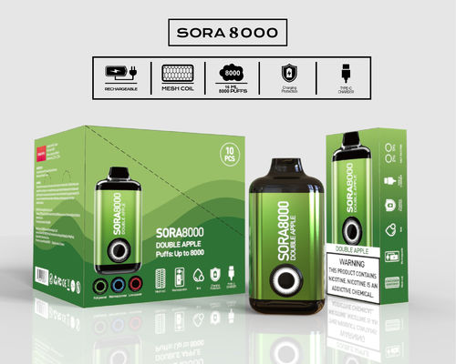 1.1ohm Resistance 12000 puff E-cig with 8000puffs