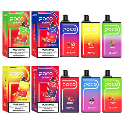POCO BE5000 Stainless Steel PCTG Disposable Vape Pen 5000 Puffs