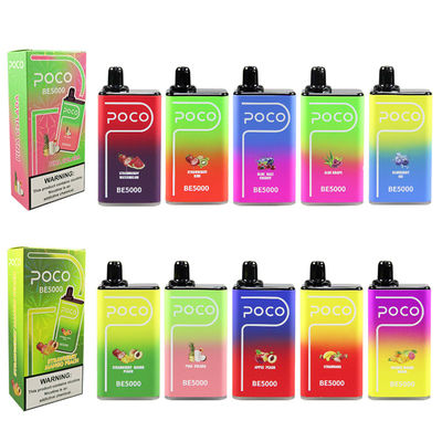 POCO BE5000 Stainless Steel PCTG Disposable Vape Pen 5000 Puffs