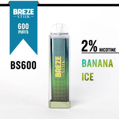 600Puffs Disposable Vape Pen With 2%Nic For Vaping Experience In Display Box