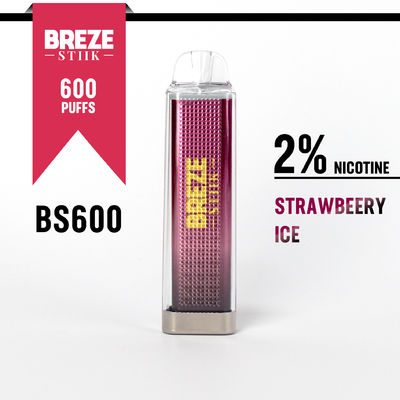 600Puffs Disposable Vape Pen With 2%Nic For Vaping Experience In Display Box