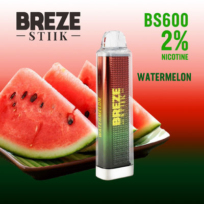600Puffs Disposable Vape Pen With 2ML E-Liquid And 500mAh Battery