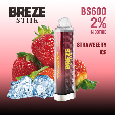600Puffs Disposable Vape Pen With 2ML E-Liquid And 500mAh Battery