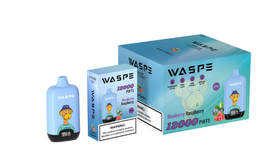 Disposable Vape Pen Waspe 12000 Digital Box with Mash Coil for E Cigarette
