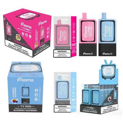 Over 10000puffs POD Disposable Vape with 20ml Cartridge Capacity and Type-C Charging