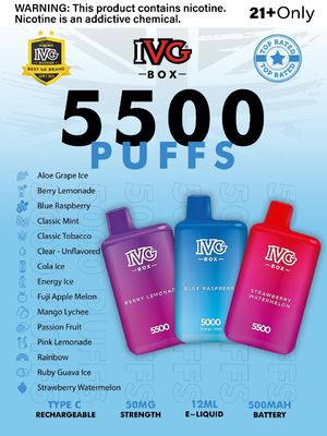 High-Performance 650mah Type C Rechargeable for Fruits Flavors