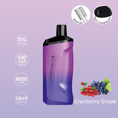 15ML E-Liquid POCO 5000 Puffs Device 5%nic for Smooth