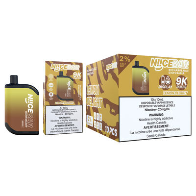 0/2%/5% Nic Big Puff Vape With 1.1ohm Resistance with Screen Display