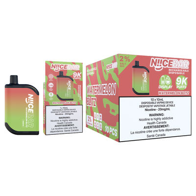 USB Type-C Charging Big Puff Vape With 15ml Ejuice Capacity And 0% Nic