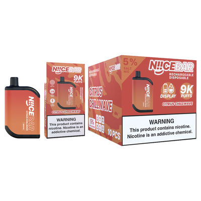 Nice Bar 9000puffs Big Puff Vape Disposable Vape With LED Display