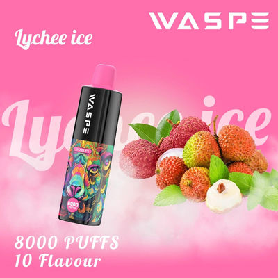 8000Puffs 16ml E-juice 10 Flavors Disposable Vape Pen with 650mAh Battery and Mesh Coil