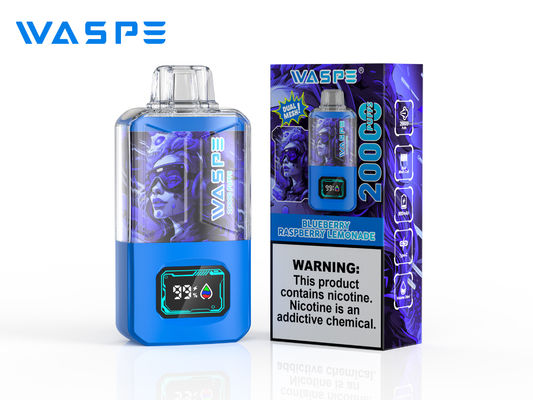 12 Fruity Flavors Big Puff Vape Sus304 24Ml Ejuice Screen Display Type C Charging