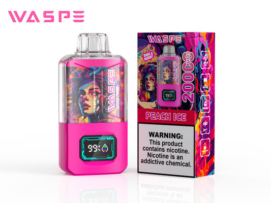 Sus304 Big Puff Vape With 20000 Puffs 650Mah Battery Screen Display