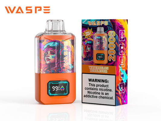 Sus304 Big Puff Vape With 20000 Puffs 650Mah Battery Screen Display