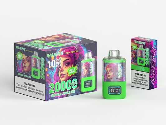 Type C Charging Port Big Puff Vape Sus304 24Ml Ejuice Capacity With Nic 0% 2% 3% 5%