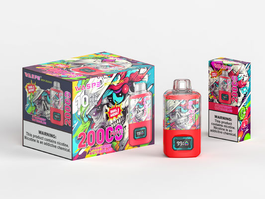 650Mah Rgb Light Big Puff Vape With 24Ml Ejuice And 20000Puffs Sus304 Oem Color