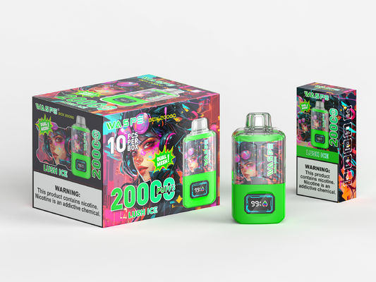 650Mah Rgb Light Big Puff Vape With 24Ml Ejuice And 20000Puffs Sus304 Oem Color