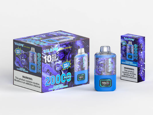 650Mah Rgb Light Big Puff Vape With 24Ml Ejuice And 20000Puffs Sus304 Oem Color