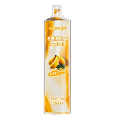 SUS304 Big Puff Vape with 24 Fruity Flavors 15000puffs 650mAh Battery Capacity