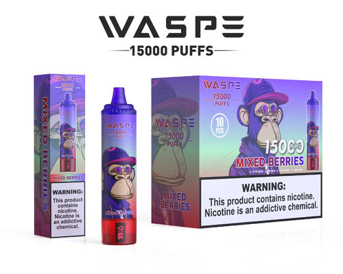 OEM Color Big Puff Vape Screen Display 22ml Ejuice Capacity 15000 Puffs