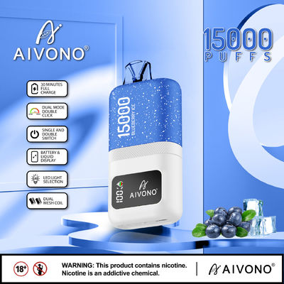 Portable Smart Ink Vaporizer with 600mAh Battery 15 Fruit Flavors 24ml Liquid Capacity