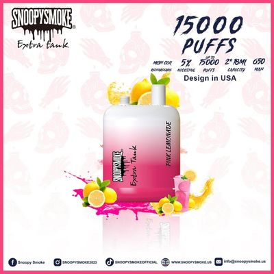 Nicotine 5% Strength Type C Rechargeable Vape with Mesh Coil