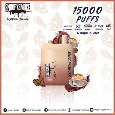 650mAh Rechargeable Battery USA Vape Double 18mL E Liquid Fruit Flavors With 1.2ohm Mesh Coil