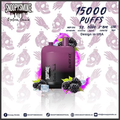 Dual Tank Fruit Flavor Vape Kit with Type C Rechargeable Battery - 15000 Puffs - 18mL E Liquid