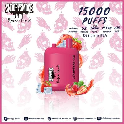 Battery Double Tank with Fruit Falvors 1.2ohm Mesh Coil Type C Rechargeable Battery