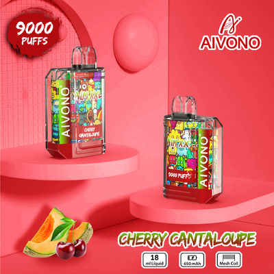 650mAh 0%/2%/3%5% Nicotine Prefilled Disposable Vape 9000 Puffs