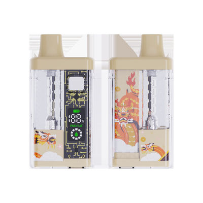 Button Activated 500mAh cbd with 5ml Volume and Stainless Steel Central Post